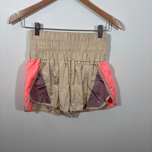 Free People Movement - The Way Home Colorblock Tahitian Vanilla Shorts l size S - Picture 11 of 16